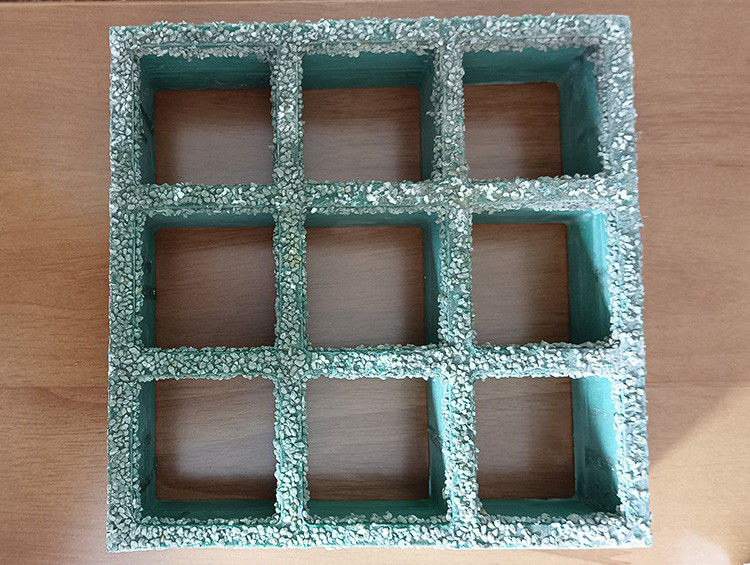 緑色繊維ガラス素材 38*38*38mm 厚さ スリップ防止グリル